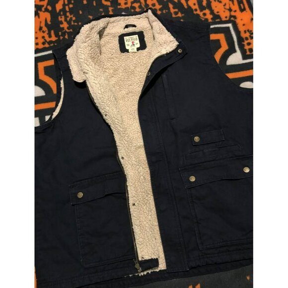 VTG Vest 2XL Men, Sherpa-lined RED HEAD - Picture 1 of 7